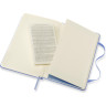 Блокнот MOLESKINE CLASSIC POCKET нелинованный, голубая гортензия QP012B42